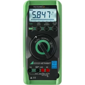 GMC Instruments METRAHIT 2+ Skaitmeninis Multimetras 6000 Skaitmenų True RMS CAT III 600V / CAT II 1000V