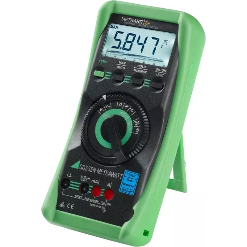 GMC Instruments METRAHIT 2+ Skaitmeninis Multimetras 6000 Skaitmenų True RMS CAT III 600V / CAT II 1000V