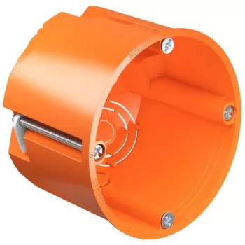 KAISER ELEKTRO 9064-02 Įrenginių dėžutė, Oranžinė, IP30, VDE, 62 mm