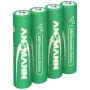 ANSMANN 4 Batteries Type 1050 Micro AAA 1,2 V NiMH Rechargeable (1321-0025)