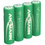 ANSMANN 4x AA 2800 mAh Įkraunamos NiMH Baterijos (Mignon) - 1322-0027
