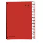 PAGNA Desktop Organizer 24 skyriai - A4 - Kartonas - Raudona - Vertikali - 340 mm - 35 mm