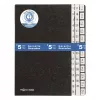 PAGNA Classic 44 skyrių stalinis dokumentų segtuvas - A4 - Juodas - Portretinis - 265 x 55 x 340 mm