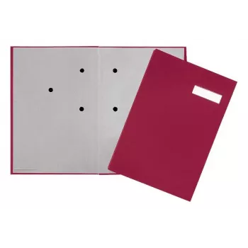 Pagna 24191-11 Lever Arch File - A4 - 80 mm Spine - Red - Fabric-Covered Cardboard - Portrait