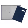 Pagna Classic Lever Arch File A4 80 mm Blue Fabric Cover