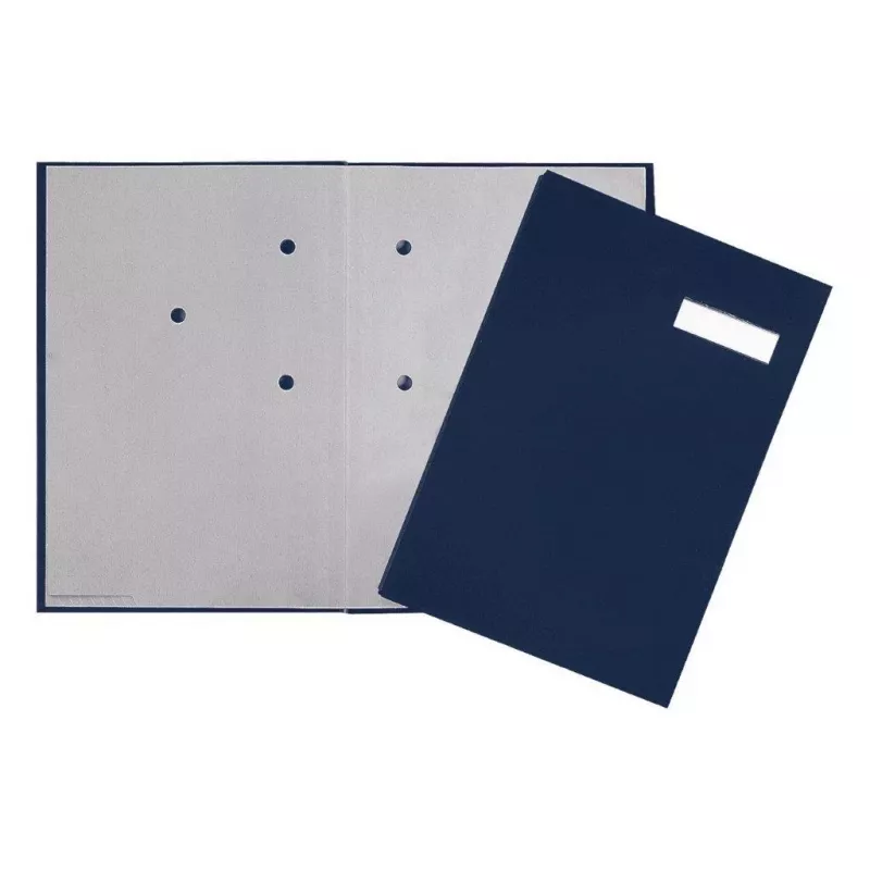 Pagna Classic Lever Arch File A4 80 mm Blue Fabric Cover
