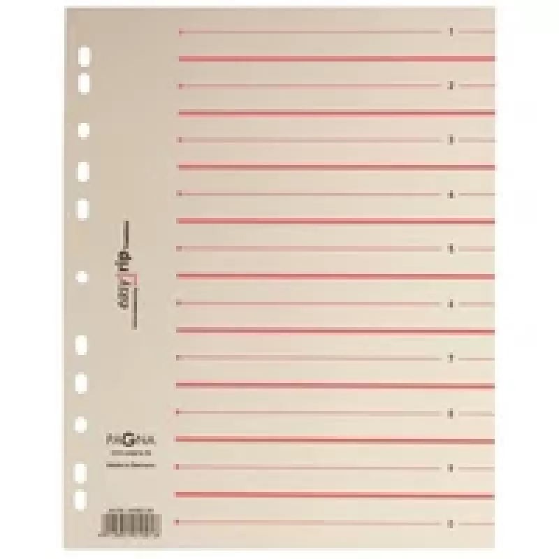 PAGNA 100 Separator Sheets Easy Rip A4 Beige