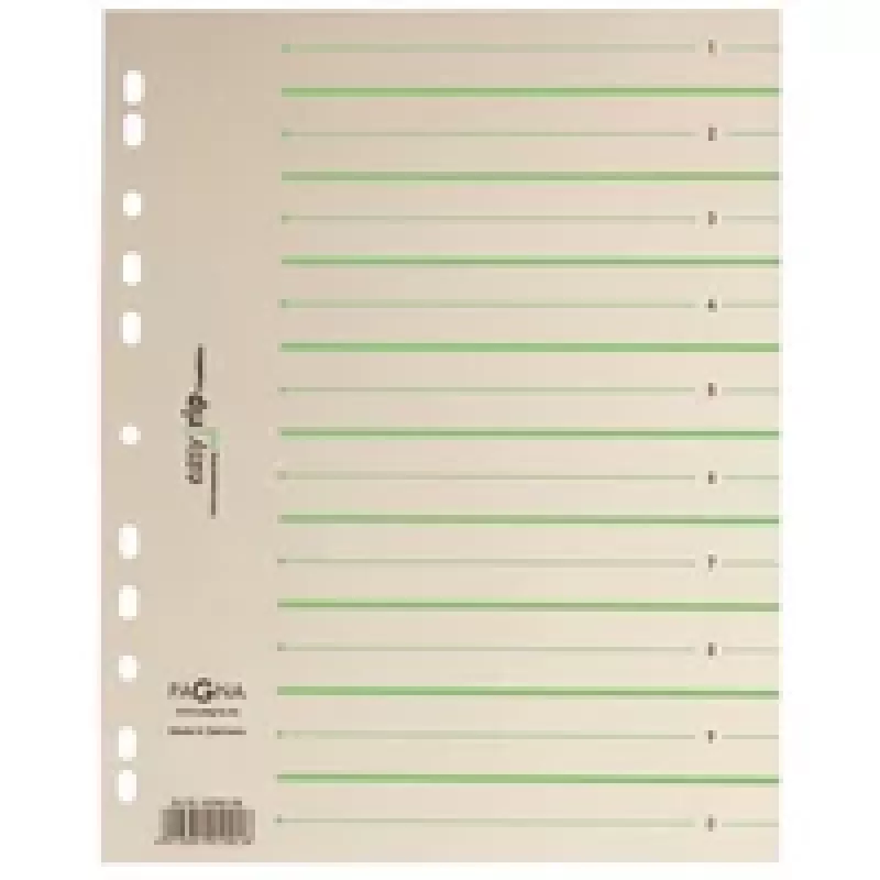 PAGNA 100 Divider Sheets Easy Rip A4 Beige