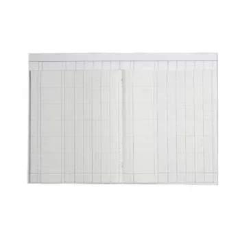 KOENIG & EBHARDT Column Book A4 6 Columns 32 Lines 80 Pages Stitched Green Ruling