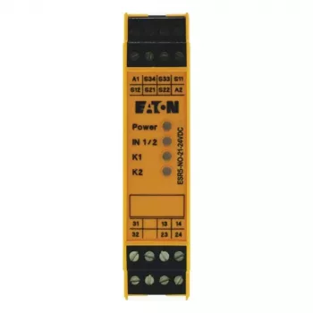 EATON ESR5-NO-21-24VDC Apsauginė Relė Avariniam Sustabdymui 24V DC 2NO+1NC DIN Bėgis