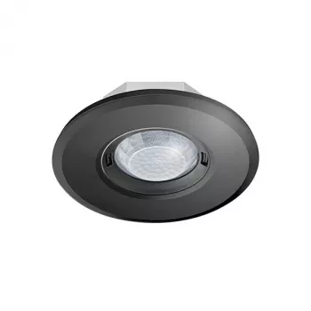 ESYLUX PD-FLAT 360i/8 RB lubinis įleidžiamas judesio detektorius, juodas, 360°, 8 m diapazonas