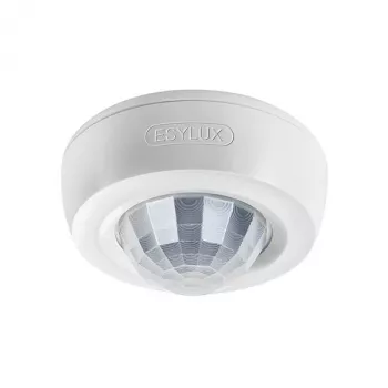 ESYLUX lubų judesio detektorius 360° paviršinis montavimas 24m nulinio perjungimo PD 360/24