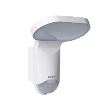 ESYLUX WILMA WL 200 OP MD 1600lm 4000K IP65 Baltas lauko LED prožektorius su judesio detektoriumi