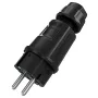 Mennekes SCHUKO kištukas juodas 2P+PE IP54 (152072)