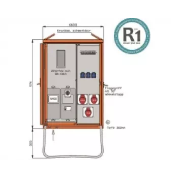 Walther WAV0100R1 nešiojamasis elektros skirstytuvas 22kVA