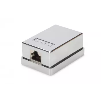 DIGITUS Cat 6 Surface Mount Box, 1-Port, Shielded, White