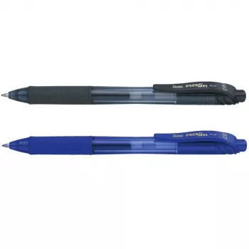 Pentel EnerGel-X BL107 Gel Roller Pen 0,35 mm Extra Fine Assorted Ink Colors 4-Pack