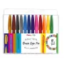 Pentel 12 SES15-12 Brush Pen rinkinys, įvairių spalvų