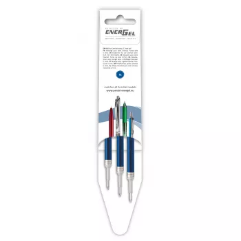 Pentel 3 EnerGel Gel Pen Refills Blue 0,7 mm