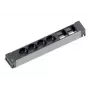 Bachmann Power Frame ALU 916.1110 6-ių lizdų stalinis maitinimo blokas su 4x E tipo kištukiniais lizdais ir 2x RJ45 Cat.6