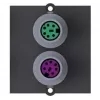 Bachmann Modular Faceplate Snap-In - PS/2 x 2