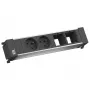 Bachmann Power Frame 916.047 ant stalo montuojamas lizdų blokas 2x Type E (FR/UTE) sidabrinis