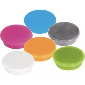 FRANKEN MagFun Magnets Assorted Colors 10-Pack 32mm Disc Ferrite