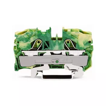 WAGO 2010-1207 Praeinantis gnybtų blokas, 10 mm², pilkas, CAGE CLAMP®