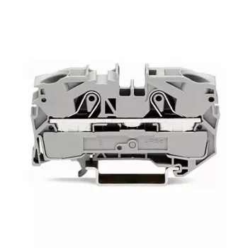WAGO 2016-1201 Praeinanti gnybtų jungtis, 16 mm², 800 V, pilka, Push-in CAGE CLAMP