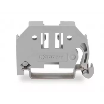 WAGO 249-116 Terminal Block Cover, Grey, 6 mm x 45 mm x 28,2 mm, 1 Piece