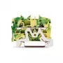 WAGO 2001-1207 2-Conductor Push-in Terminal Block, 1,5 mm², Gray, DIN Rail Mount