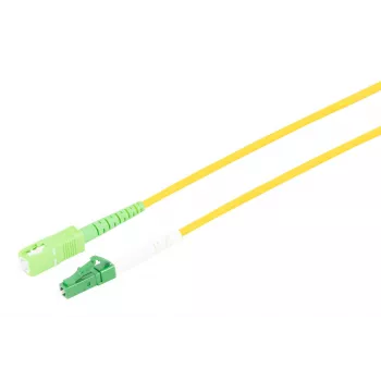 S CONN Maximum Connectivity LWL Patch Cable Simplex LC/APC to SC/APC OS2 1,5m