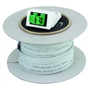 Telegärtner H02082A0004 Skaidulinis šuoliukas LC-Duplex – LC-Duplex Multimode OM4 4 Gyslos 100 m Aqua LSZH