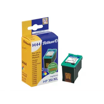 Pelikan Remanufactured Ink Cartridge for HP 343 (CB338EE) - Tri-color