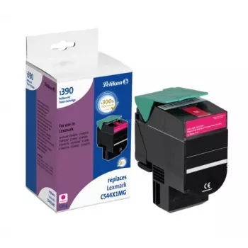 Pelikan Tonerio kasetė, skirta Lexmark C544X1MG, rausvai raudona, didelės išeigos