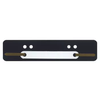 Wekre 100 File Fasteners Black Plastic