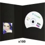 DAIBER 6613 1x100 aplankalai su CD archyvu, 10x15, juodi