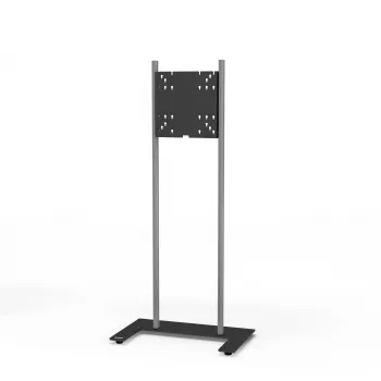 Kindermann Premium DS Racer Grindinis Stovas LCD Ekranams iki 70 inch - Anoduotas Aliuminis - Juodas, Sidabrinis Metalinis