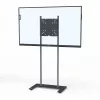 Kindermann Premium DS Racer Grindinis Stovas LCD Ekranams iki 70 inch - Anoduotas Aliuminis - Juodas, Sidabrinis Metalinis