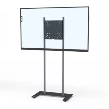 Kindermann Premium DS Racer Grindinis Stovas LCD Ekranams iki 70 inch - Anoduotas Aliuminis - Juodas, Sidabrinis Metalinis