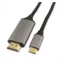 KINDERMANN USB-C į HDMI adapterio laidas, 5 m, juodas (WLZ-4423 L=5m)