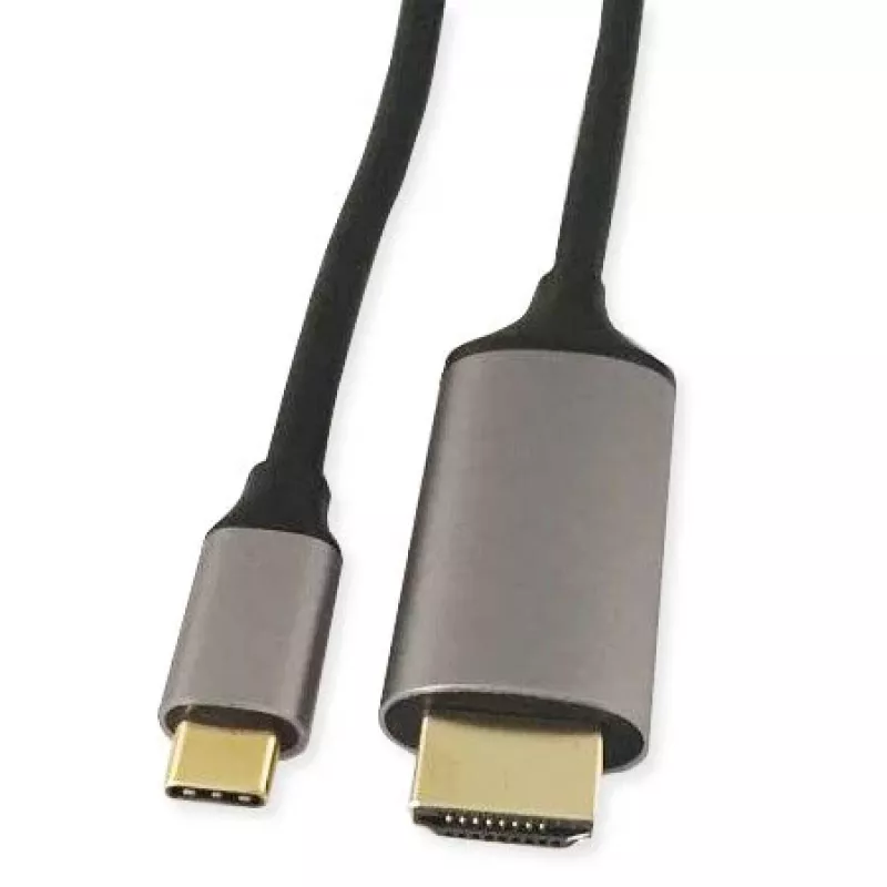 KINDERMANN USB-C į HDMI adapterio laidas, 5 m, juodas (WLZ-4423 L=5m)