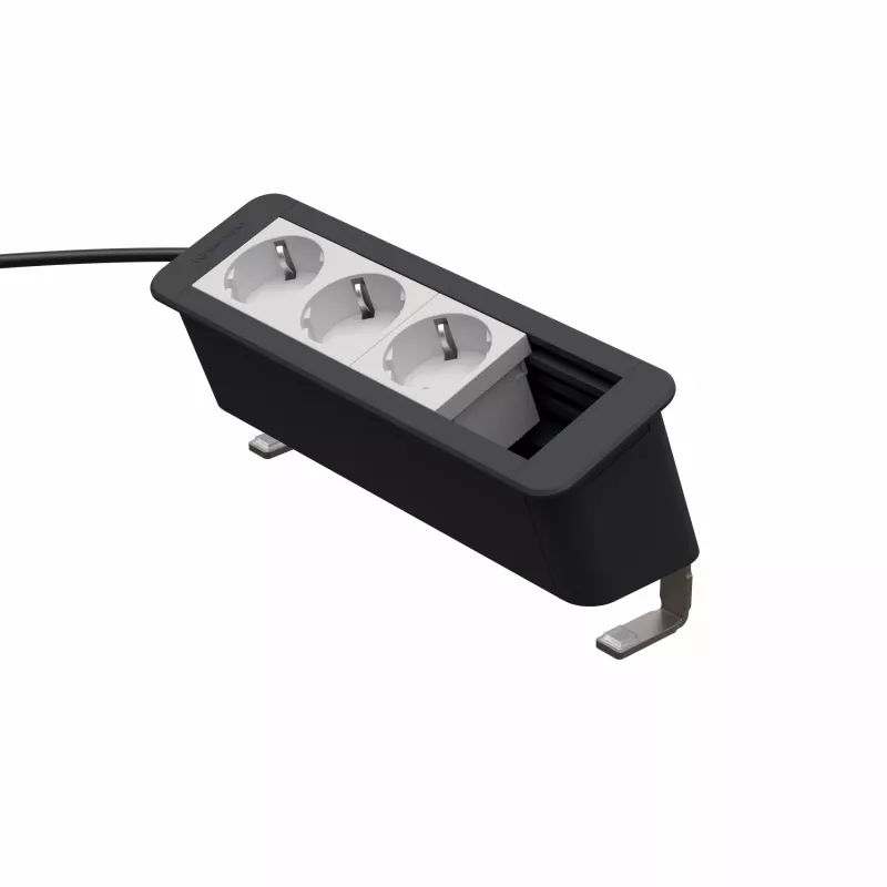 Kindermann CP Office Desk 4-Way 3 x Power Outlets (7550000203)