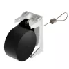 HDMI kabelio įtraukimo modulis Kindermann Konnect flex 45 click (Retraktor), 1,2 m, juodas/sidabrinis