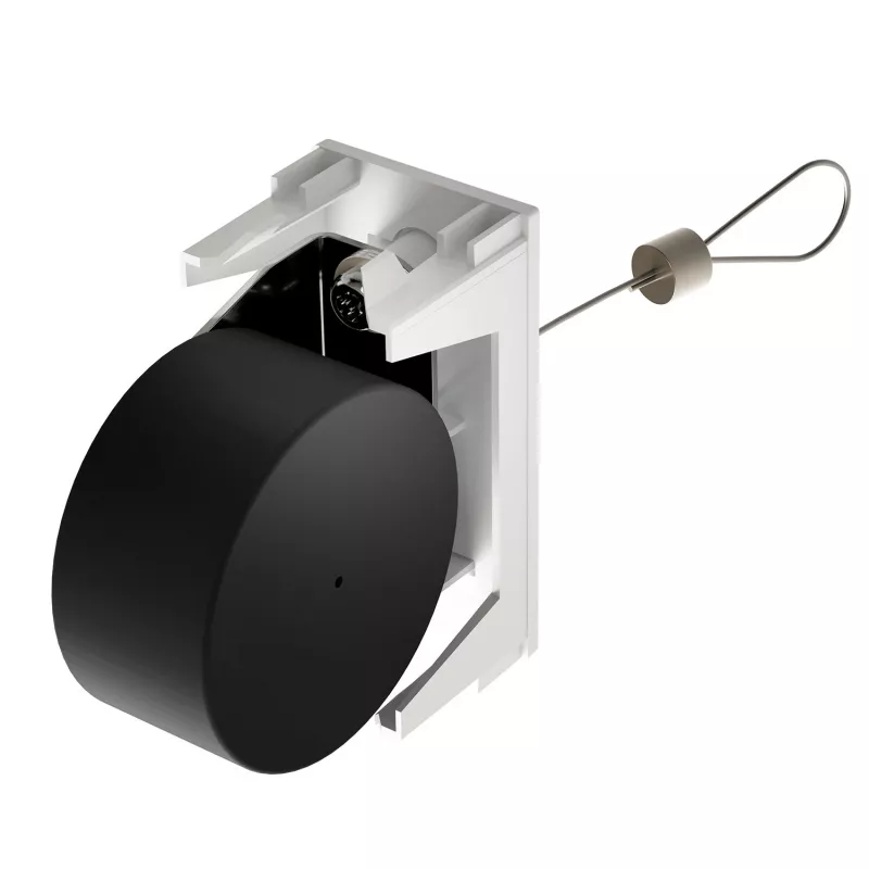 HDMI kabelio įtraukimo modulis Kindermann Konnect flex 45 click (Retraktor), 1,2 m, juodas/sidabrinis