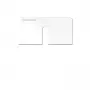 Kindermann Konnect Design Click Outlet Bezel Pure White RAL 9010 2-Port Keystone