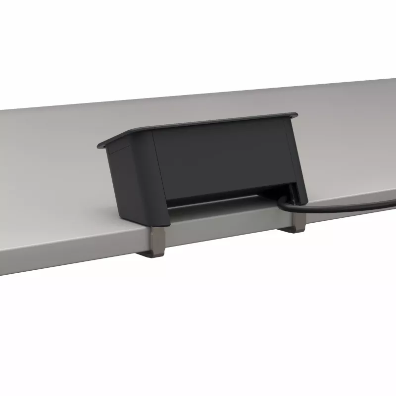 Kindermann CP Office Desk 3fa 2xStr 1xUSBPD (7550000132) stalo jungčių blokas