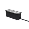 Kindermann CP Office Frame 3-Fold 2x Schuko Socket 1x USB Charger (7551000122)