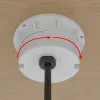 Kindermann CablePort Table White (STS-R90-2 weiß) - Stalo jungčių panelis su 2x Schuko lizdais