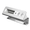 Kindermann CablePort desk² 6-fold 2x USB Charging Desk Clamp Module Silver/Black